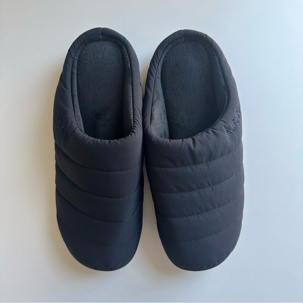 A.P.C. x Subu | Navy Quilted Slippers